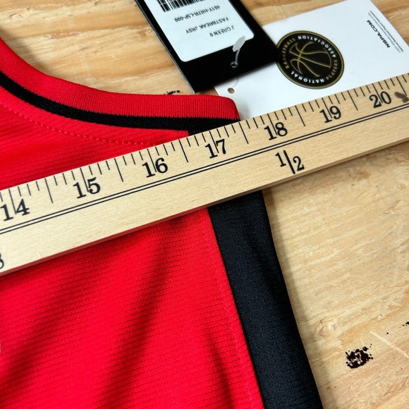 Fanatics Houston Rockets Jersey Youth Mediun NBA Basketball Jalen Green #0 Red - Picture 7 of 10